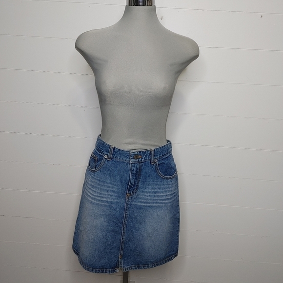 VINTAGE Agolde jean skirt size 29 - Picture 2 of 14